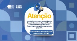 Na próxima segunda-feira (29/06), o expediente será das 8h às 12h na Secretaria do Tribunal, nas...