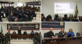 Representaram a Corregedoria Regional Eleitoral do Pará (CRE-PA) o secretário da CRE, Felipe Bri...