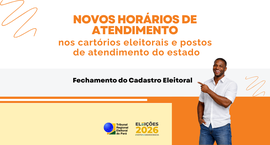Dos dias 20/04 ao dia 30/04, o horário de atendimento será das 8h às 16h. Já nos dias 1, 2 e 3 d...
