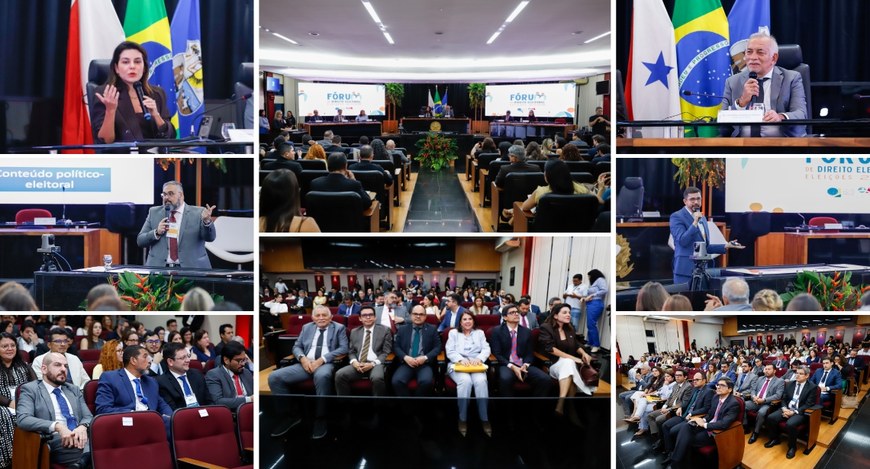 Palestras sobre IA e desinformação marcam abertura de Fórum de Direito Eleitoral