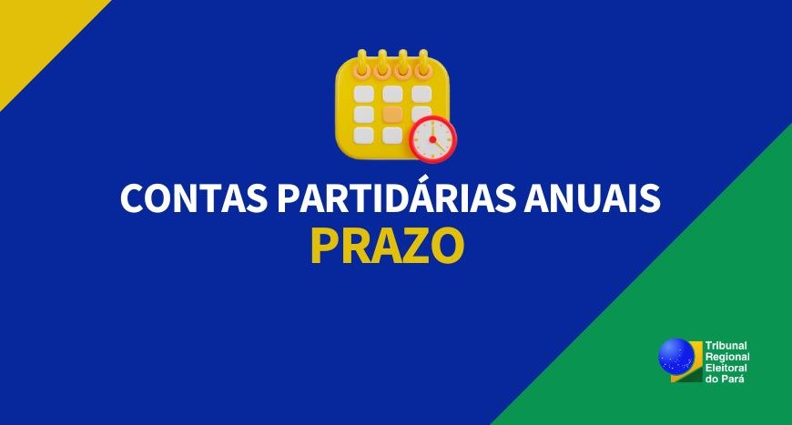 Partidos têm até 30 de junho para entregar as contas anuais de 2024