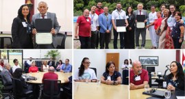 A entrega ocorreu durante visita institucional da reitora pro tempore com o objetivo de agradece...