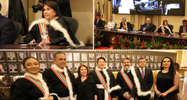 cerimônia marcou a posse de magistradas e magistrados no Tribunal de Justiça do Estado do Pará e...