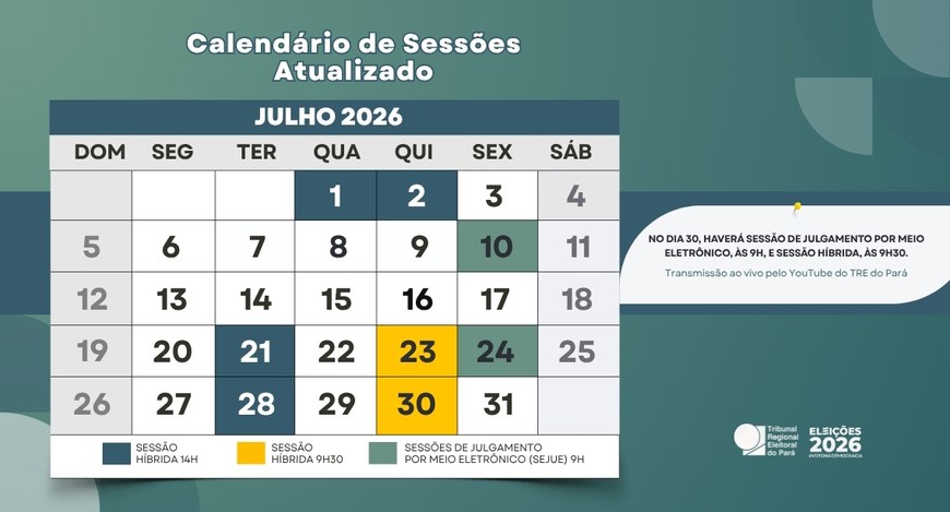 As sessões seguem em formato híbrido, de forma presencial no Plenário Antônio Koury e transmitid...