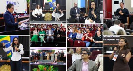 Em três dias de programação na sede do TRE do Pará, em Belém, o evento reuniu grandes nomes do c...