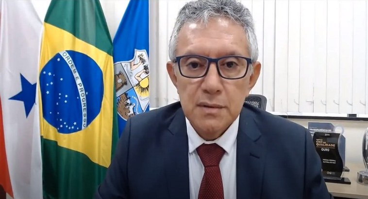 A sessão plenária foi transmitida ao vivo no canal do Tribunal no youtube