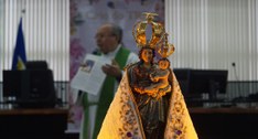 Imagem Peregrina de Nossa Senhora de Nazaré visita o TRE