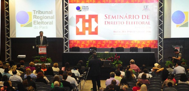 Ministro Henrique Neves durante Seminário de Direito Eleitoral no TRE-PA em 29.06.2016 Ministro Henrique Neves durante Seminário de Direito Eleitoral no TRE-PA
