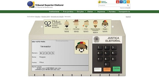 Simulador de votação em urnas eletrônicas TSE disponibiliza simulador de votação para eleitores treinarem a votação