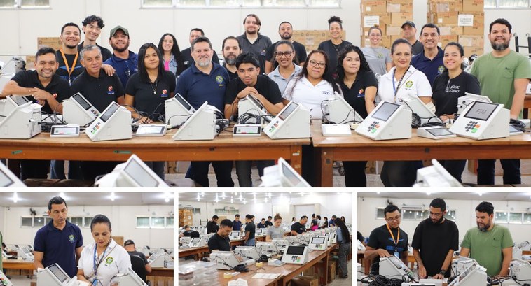 TRE do Pará participa do 17º Simulado Nacional de Hardware Mais de 500 urnas foram testadas nos três dias de evento da Justiça Eleitoral brasileira.