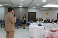 Assessor apresenta o programa Painel Eletrônico