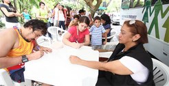 Atendimento Itinerante na Praça Batista Campos