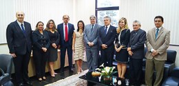 Corte Eleitoral se reuniu com o Presidente do Tribunal de Justiça do Estado do Pará, Desembargad...