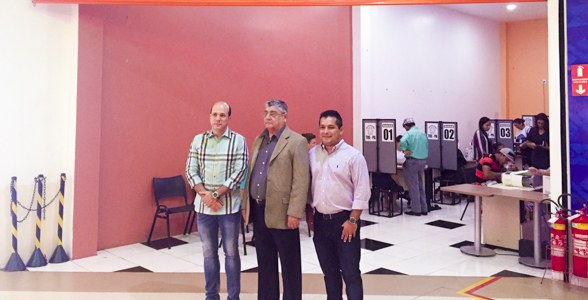 TRE-PA Desembargador visita novo posto de atendimento em Santarém. Desembargador visita novo posto de atendimento em Santarém.