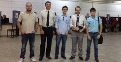 Visita do gerente nacional da biometria