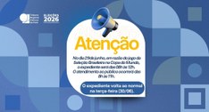 Na próxima segunda-feira (29/06), o expediente será das 8h às 12h na Secretaria do Tribunal, nas...