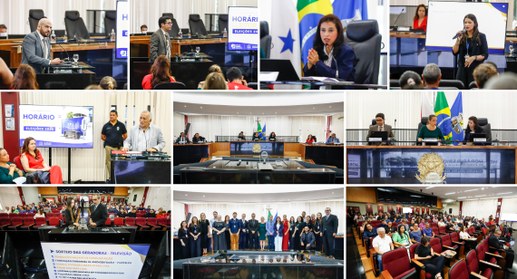 A cerimônia foi aberta pelo presidente do TRE do Pará, desembargador José Maria Teixeira do Rosá...
