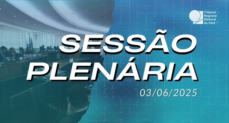 Aviso importante sobre mudança de horário da Sessão Plenária Excepcionalmente, a Corte Eleitoral se reunirá às 15h, na terça-feira 03/06.
