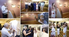 A vernissage, realizada na noite desta segunda-feira (20), contou com a presença do presidente d...