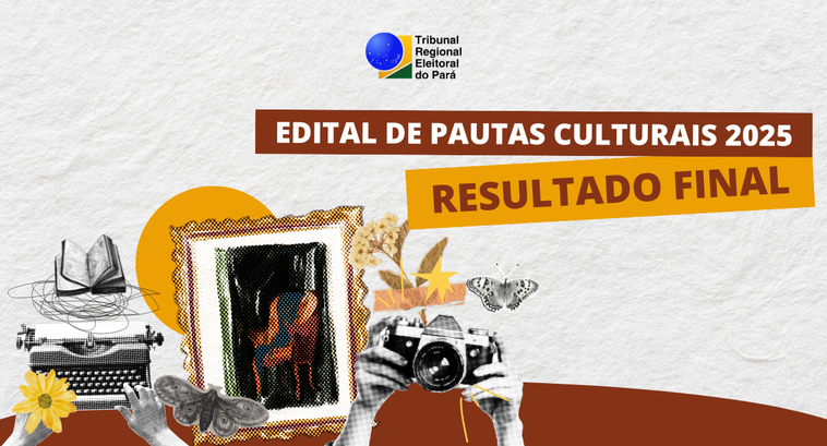 Centro Cultural do TRE do Pará divulga resultado do edital de pautas 2025 Foram selecionados três trabalhos, sendo duas exposições e um lançamento de livro. Outros quatro...