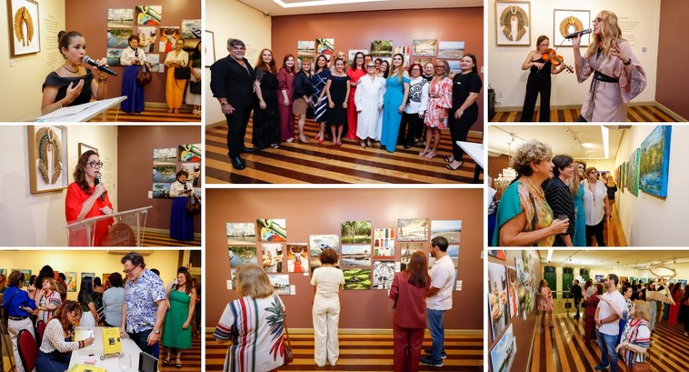 A mostra coletiva é idealizada pelo Instituto das Mulheres Artistas da Amazônia (IMAA) e conta c...