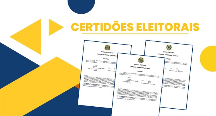 Certidões de quitação eleitoral, crimes eleitorais, filiação partidária e negativa de alistament...
