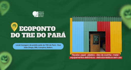 Coleta de recicláveis fortalece o compromisso do TRE do Pará com a sustentabilidade
