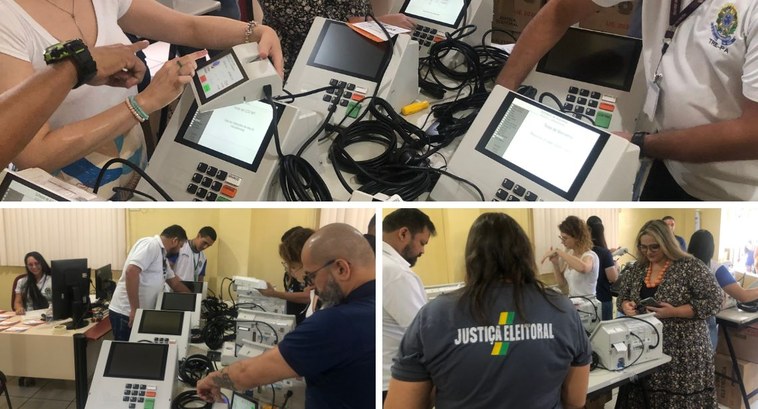 Concluída a preparação das urnas para o pleito de Viseu As urnas eletrônicas que serão utilizadas nas eleições suplementares de Viseu, no próximo doming...
