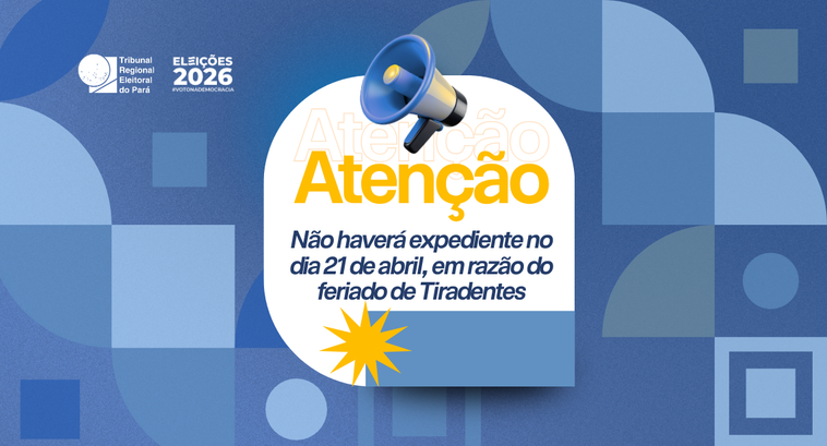 O atendimento presencial fica interrompido no dia 21 de abril, com exceção de ações no interior ...