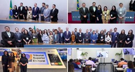 A desembargadora Filomena Buarque, vice-presidente do TRE do Pará e corregedora, participa de cu...