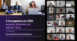 A reunião foi proposta e teve a participação da vice-presidente e corregedora regional eleitoral...