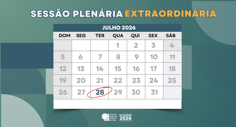 A sessão híbrida terá início às 9h, no Plenário Antônio Koury, na sede do TRE em Belém, com part...