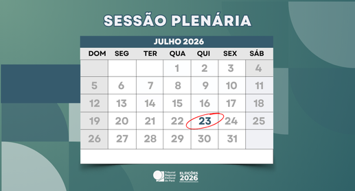 A sessão híbrida terá início às 9h, no Plenário Antônio Koury, na sede do TRE em Belém, com part...