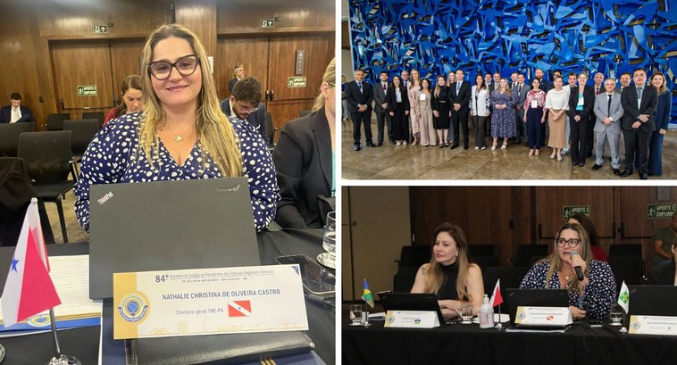 Diretora-geral do TRE do Pará participa do 84º Coptrel Evento é realizado em Belo Horizonte nos dias 4 e 5 de abril.