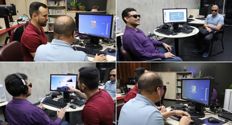 Ambos estão sendo treinados para o atendimento e vão trabalhar sob a supervisão da Ouvidoria Jud...