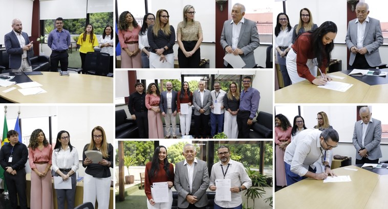 Dois novos servidores são empossados no TRE do Pará Ambos foram nomeados para vagas próprias do TRE do Pará, preenchidas por candidatos aprovados no...