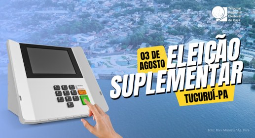 No próximo dia 03 de agosto, 73.211 eleitores do município, localizado no sudeste do Pará, devem...