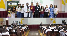 Cerca de 700 alunos do Colégio Santa Rosa participaram da dinâmica que envolve palestra e prátic...