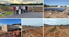 Em junho, duas carretas entregaram mais de duas mil placas solares, totalizando os 2.576 módulos...