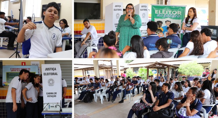 Escola Judiciária Eleitoral do Pará realiza o projeto "Bora Votar" em Santarém A iniciativa ocorreu em duas escolas de ensinos técnico e profissionalizante localizadas no muni...