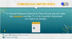 Haverá plantão na secretaria do Tribunal. Mídias de prestação de contas poderão ser entregues at...