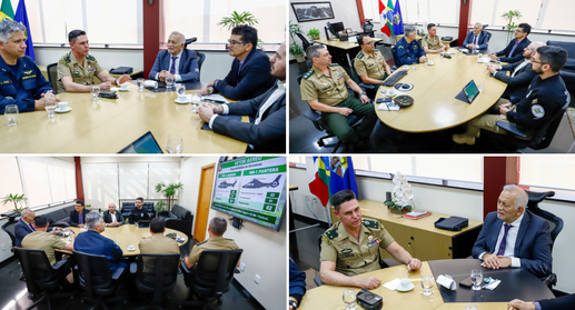 Reunião discutiu capacidade logística, possibilidades de atuação e prioridades para o apoio às E...