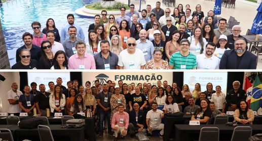 O presidente do TRE Pará, desembargador José Maria Teixeira do Rosário, participa da capacitação...