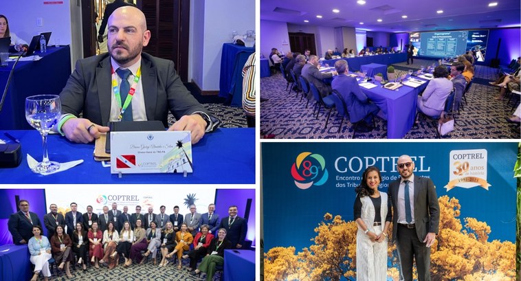 Justiça Eleitoral do Pará participa da 89ª edição do Coptrel, em Goiás Neste primeiro dia de evento, o diretor-geral do TRE do Pará, Bruno Giorgi Almeida, participa da...
