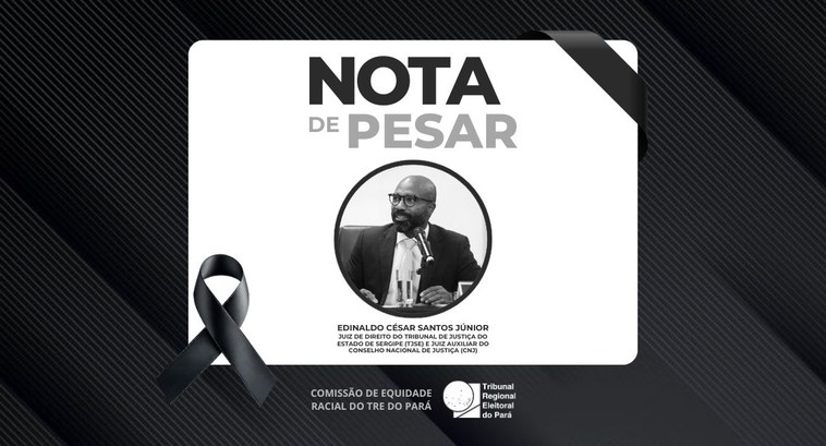 Nota de Pesar – Edinaldo César Santos Júnior, juiz auxiliar do CNJ O magistrado, que também compõe a Corte do TJ-SE, foi idealizador do Encontro Nacional de Juízes...