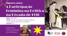 Evento celebra os 93 anos da Justiça Eleitoral, juntamente com a criação do Código Eleitoral e o...