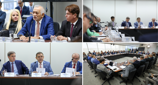 O encontro na tarde desta segunda-feira (25), em Brasília, reuniu os presidentes dos TREs de tod...