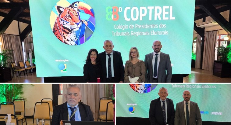 Presidente do TRE do Pará participa do 88º Coptrel sobre democracia e gestão eleitoral O encontro reúne presidentes dos Tribunais Regionais Eleitorais de todo o país, em Mato Grosso d...