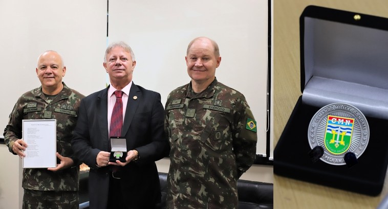 Presidente do TRE recebe generais do Exército A visita marcou a despedida do general Luciano Guilherme que vai deixar a capital paraense.