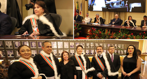 A cerimônia marcou a posse de magistradas e magistrados no Tribunal de Justiça do Estado do Pará...